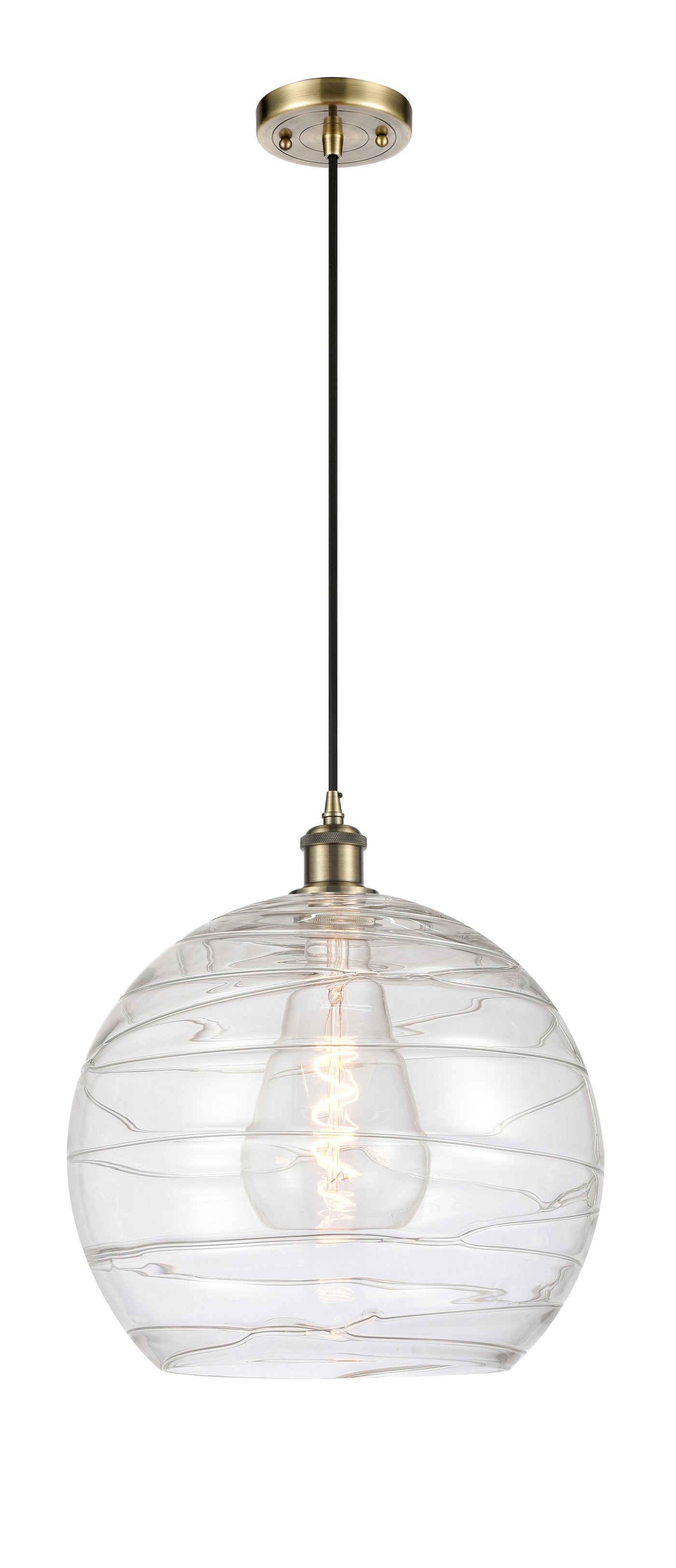 Ballston Mini Pendant Antique Brass Finish