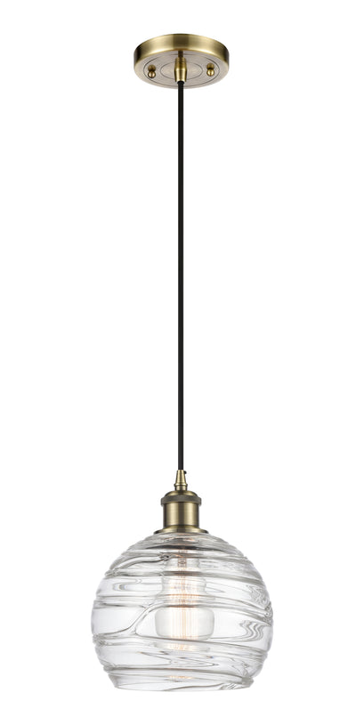 Ballston Mini Pendant Antique Brass Finish