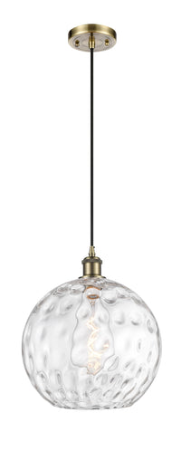 Ballston Mini Pendant Antique Brass 12 Inch