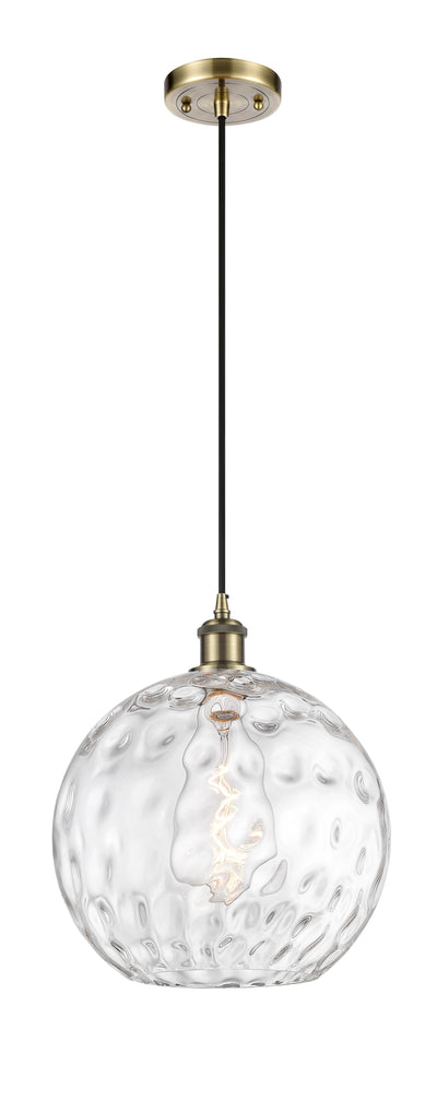 Ballston Mini Pendant Antique Brass 12 Inch