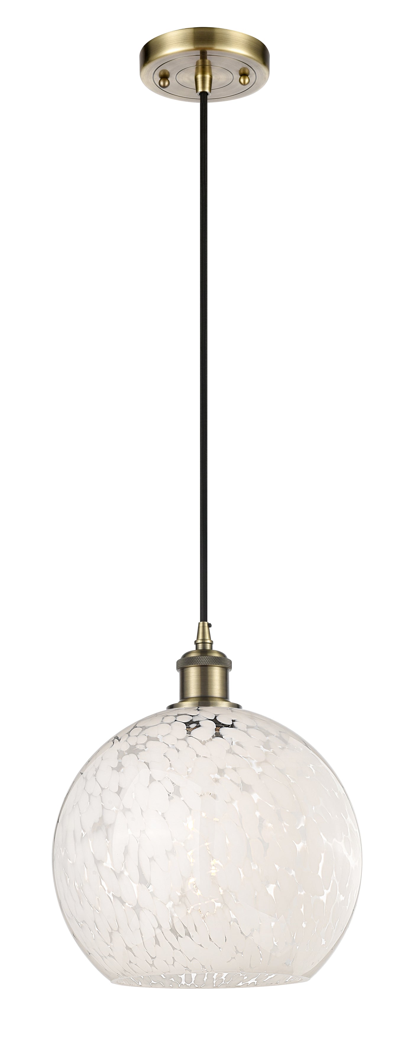 Ballston Mini Pendant 10 Inch Brass