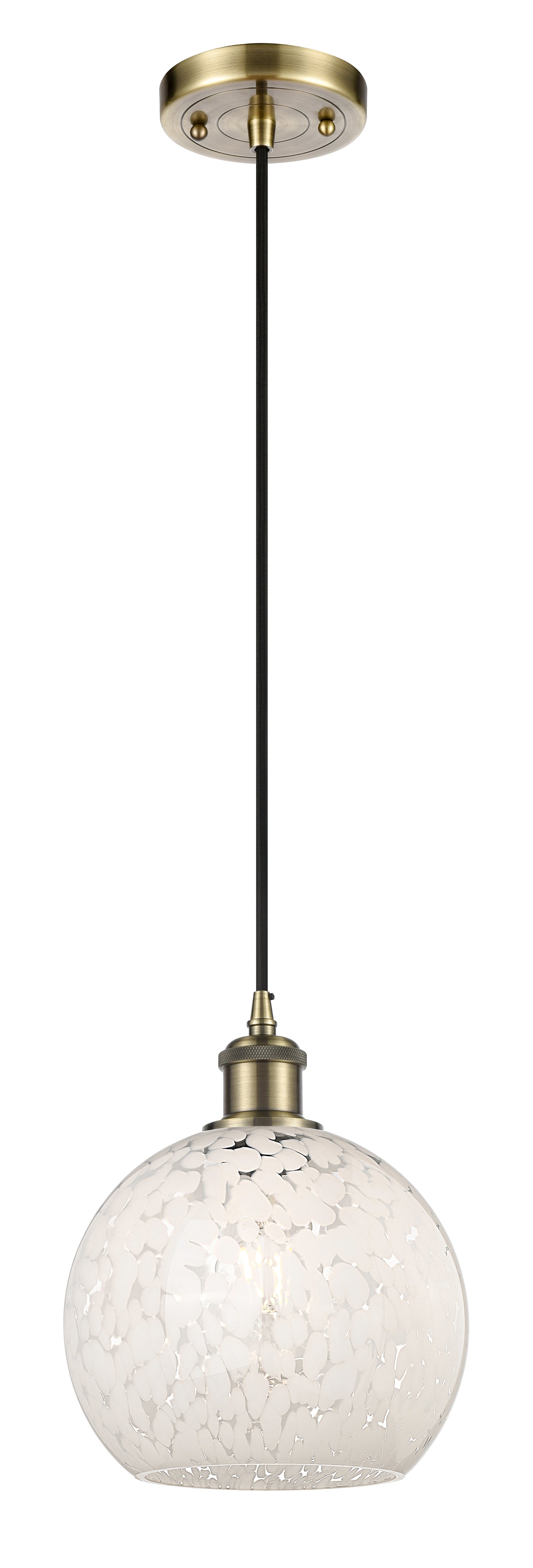 Ballston Mini Pendant Antique Brass Finish
