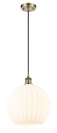 Ballston Mini Pendant Antique Brass Finish