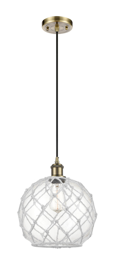 Ballston Mini Pendant Antique Brass Finish