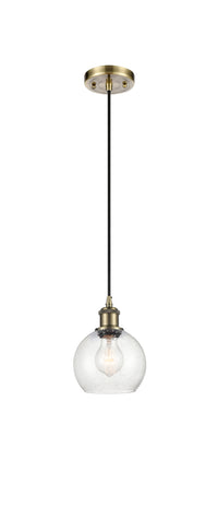 Ballston Mini Pendant Antique Brass Finish