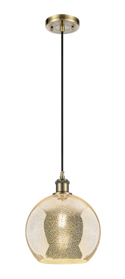 Ballston Mini Pendant Antique Brass Finish
