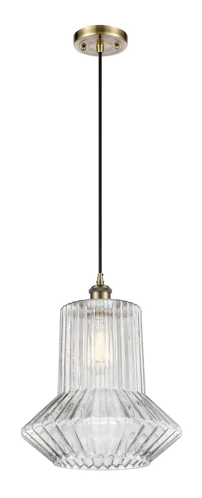 Ballston Mini Pendant Antique Brass Finish