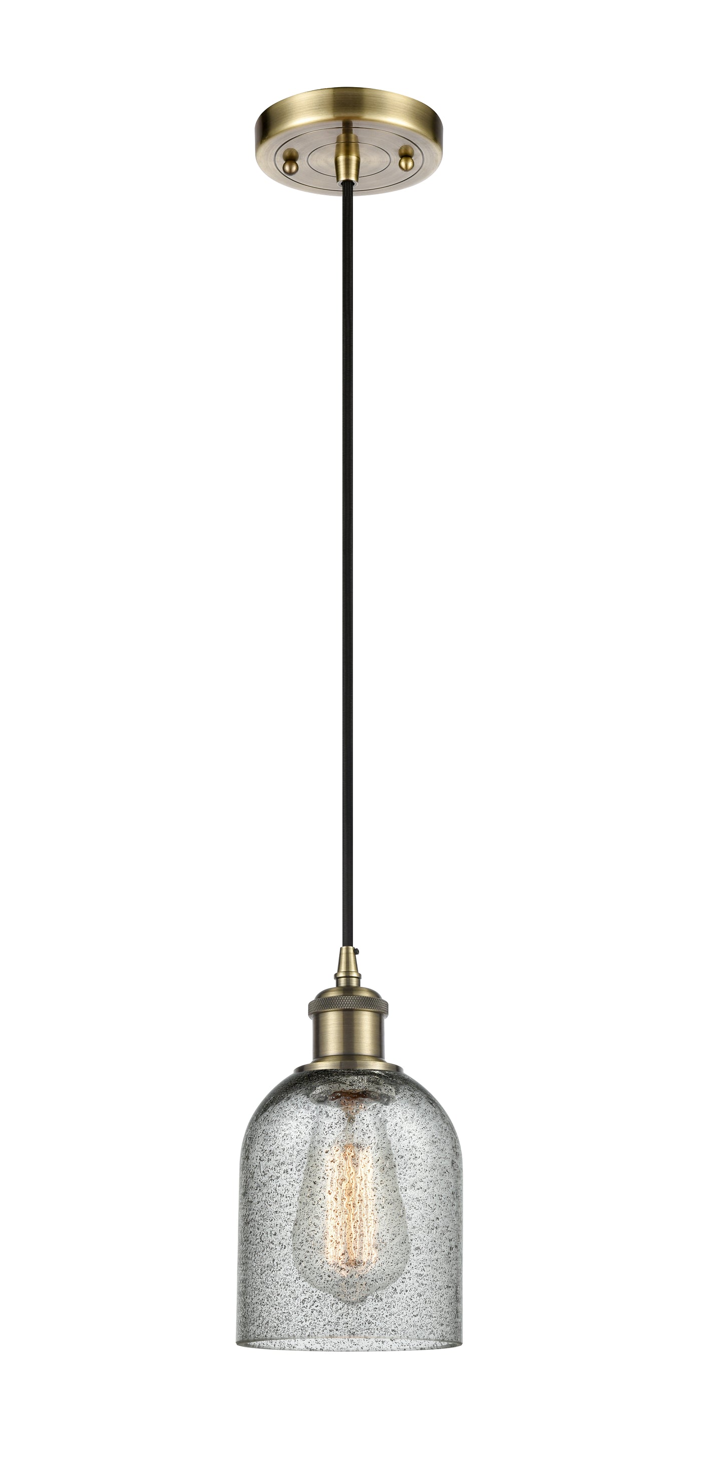 Ballston Mini Pendant Antique Brass Finish