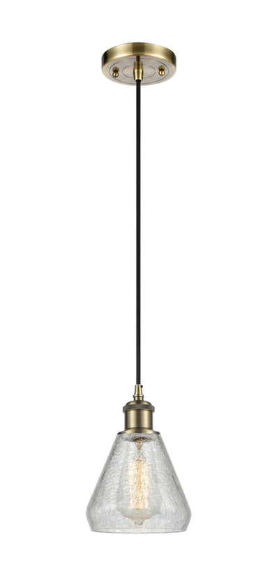 Ballston Mini Pendant Antique Brass Steel