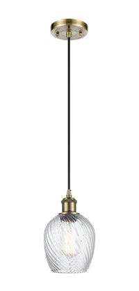 Ballston Mini Pendant Antique Brass Cast