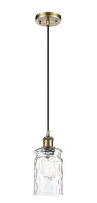 Ballston Mini Pendant Antique Brass Finish