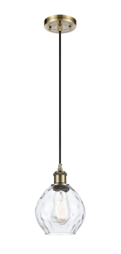 Ballston Mini Pendant Antique Brass Finish