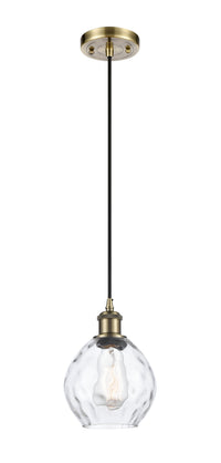Ballston Mini Pendant Antique Brass Finish