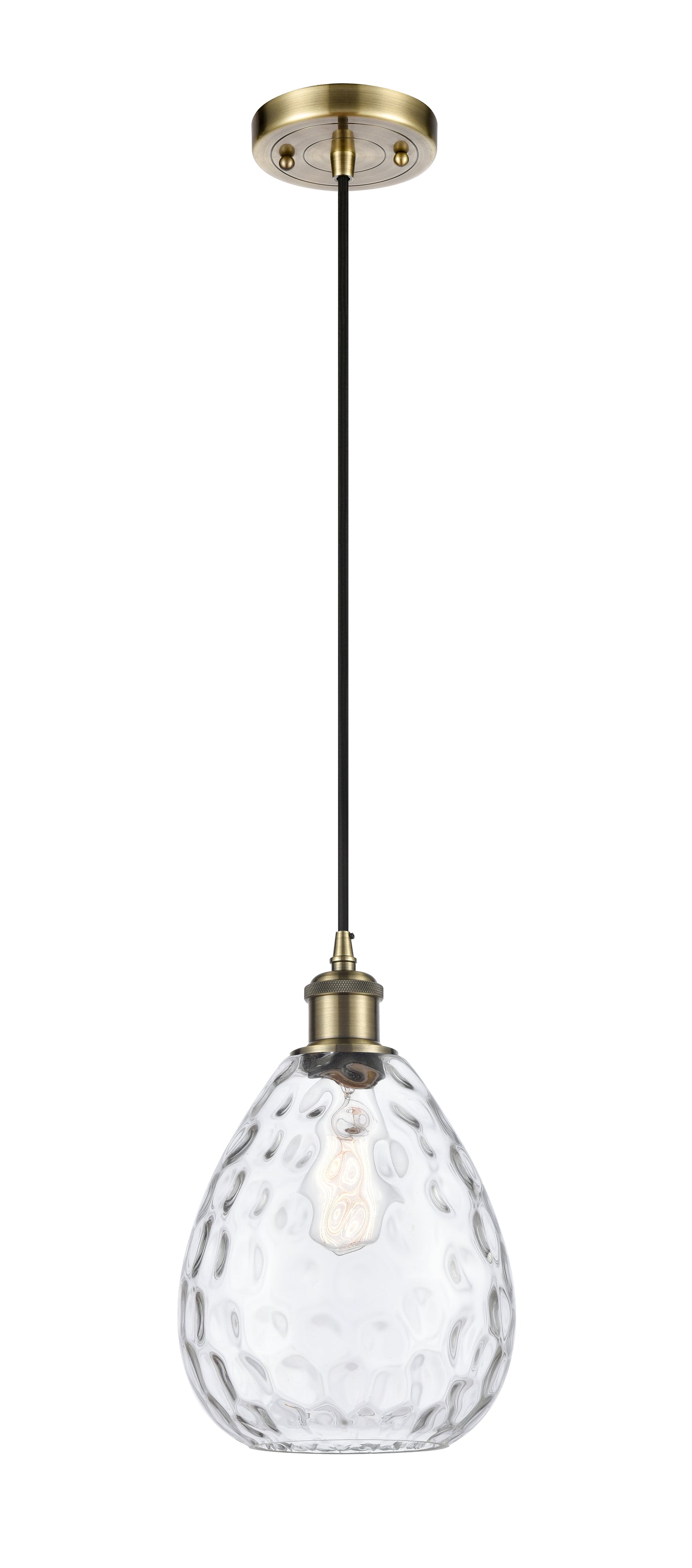 Ballston Mini Pendant Antique Brass Cast