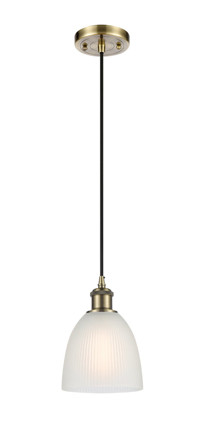 Ballston Mini Pendant Antique Brass 6 Inch