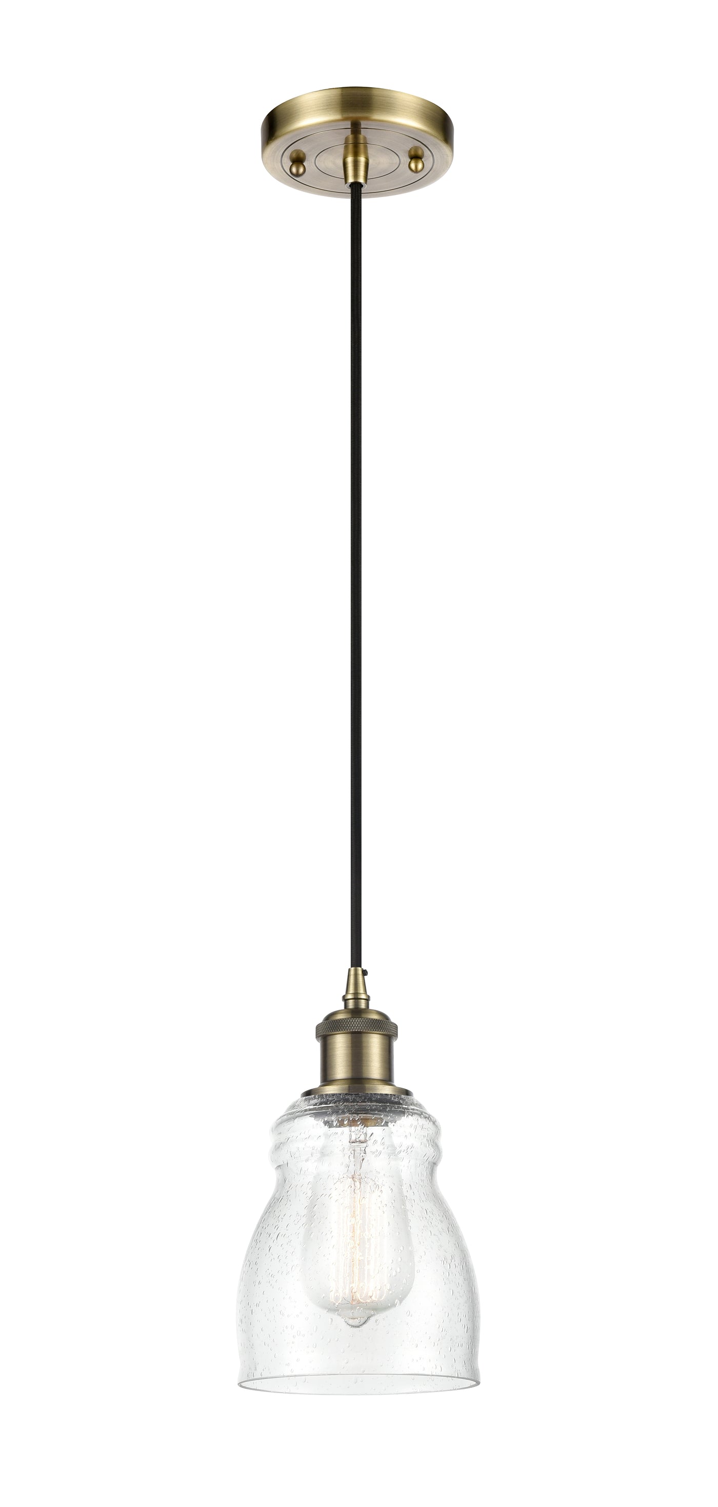 Ballston Mini Pendant Antique Brass Cast