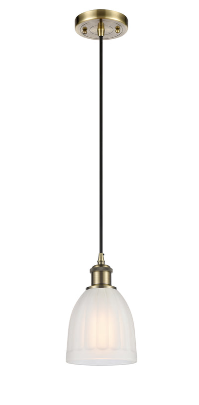 Ballston Mini Pendant Antique Brass Finish