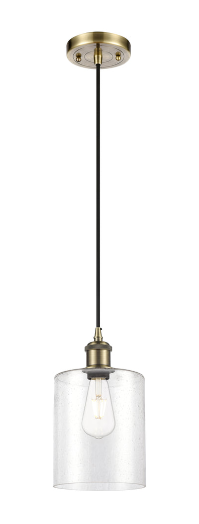 Ballston Mini Pendant Antique Brass 11.25 Height