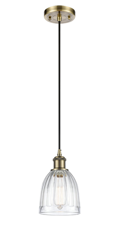 Ballston Mini Pendant Cast Brass Antique Brass