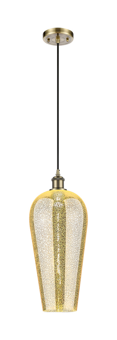 Ballston Mini Pendant Antique Brass Cast