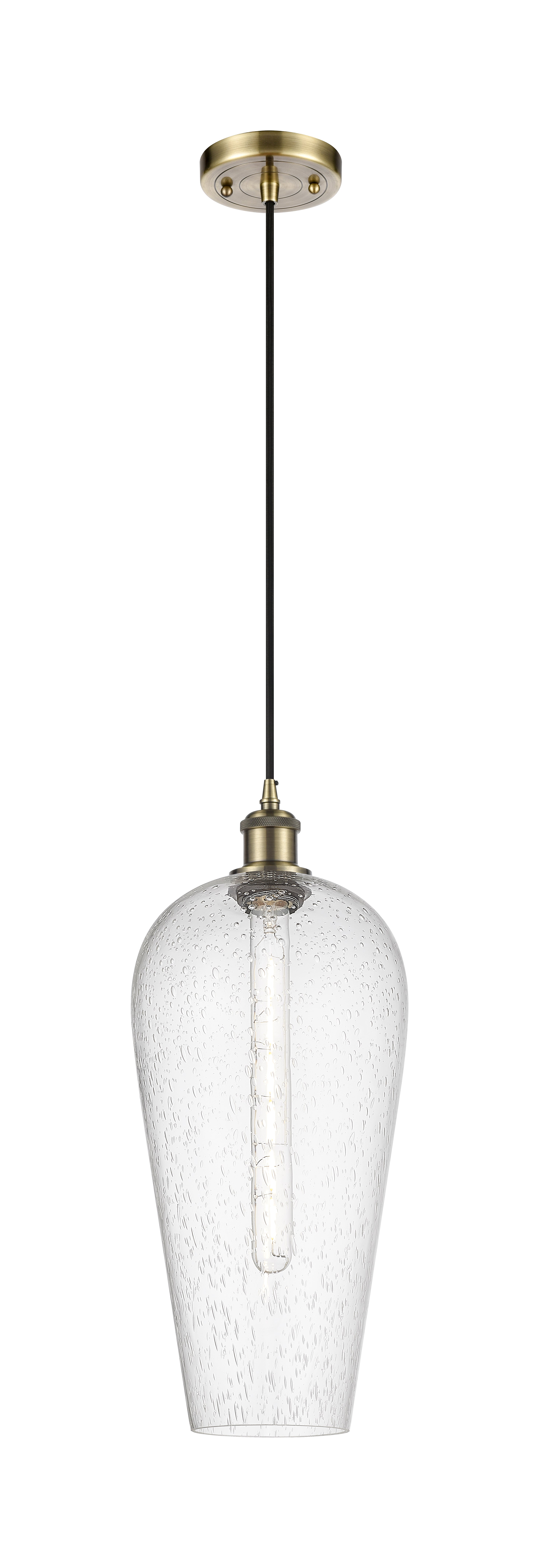 Ballston Mini Pendant Antique Brass Cast