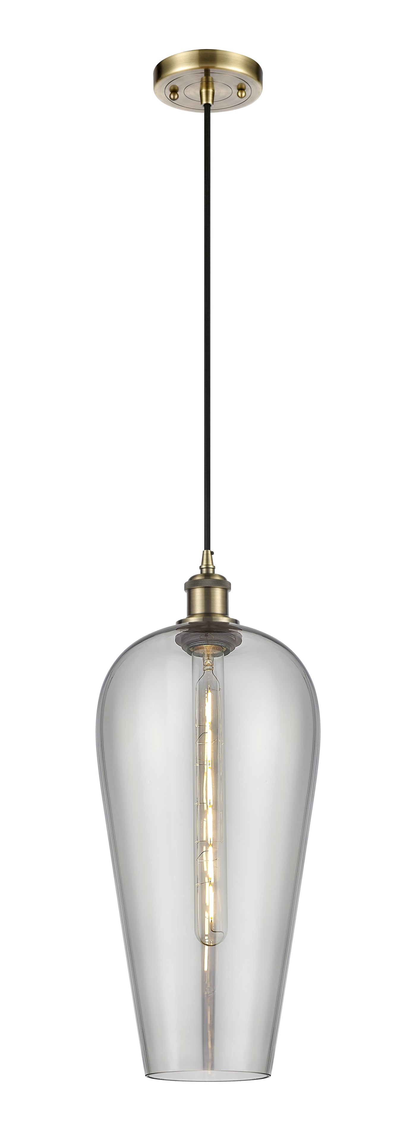 Ballston Mini Pendant Antique Brass Cast
