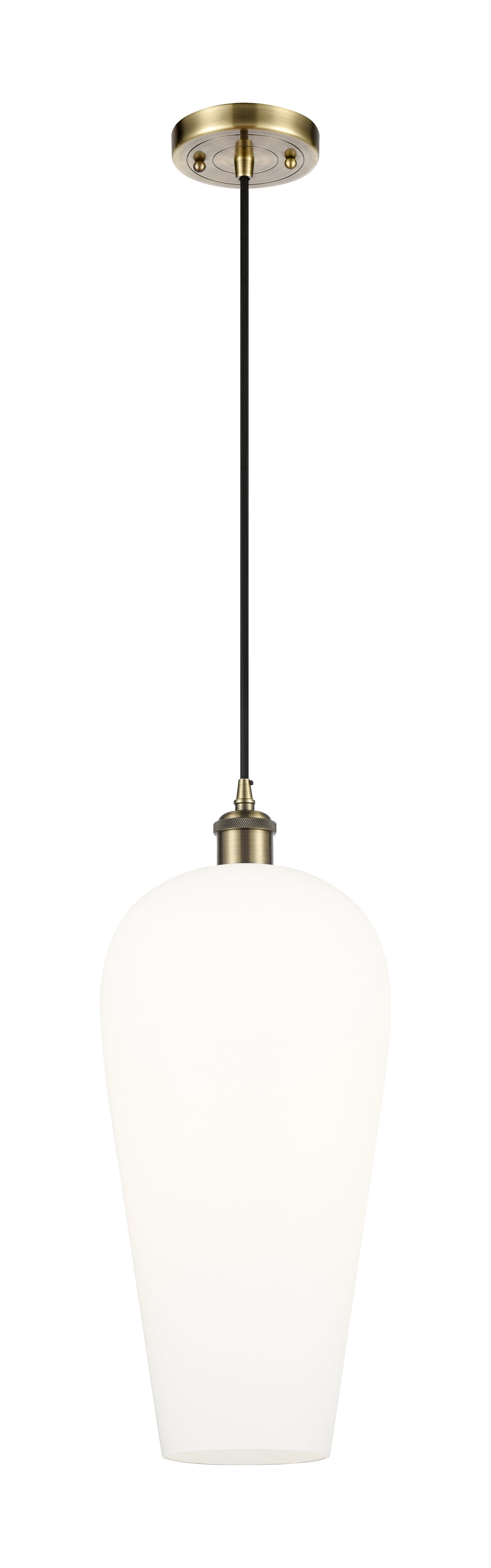 Ballston Mini Pendant Antique Brass Cast