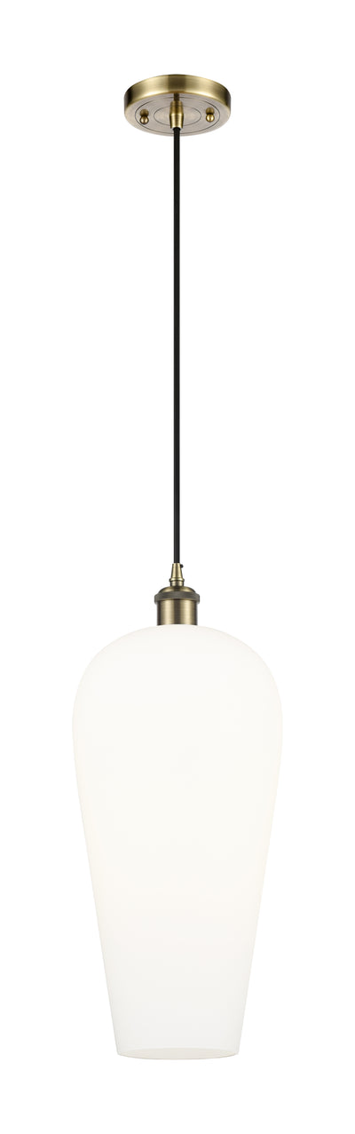 Ballston Mini Pendant Antique Brass Cast