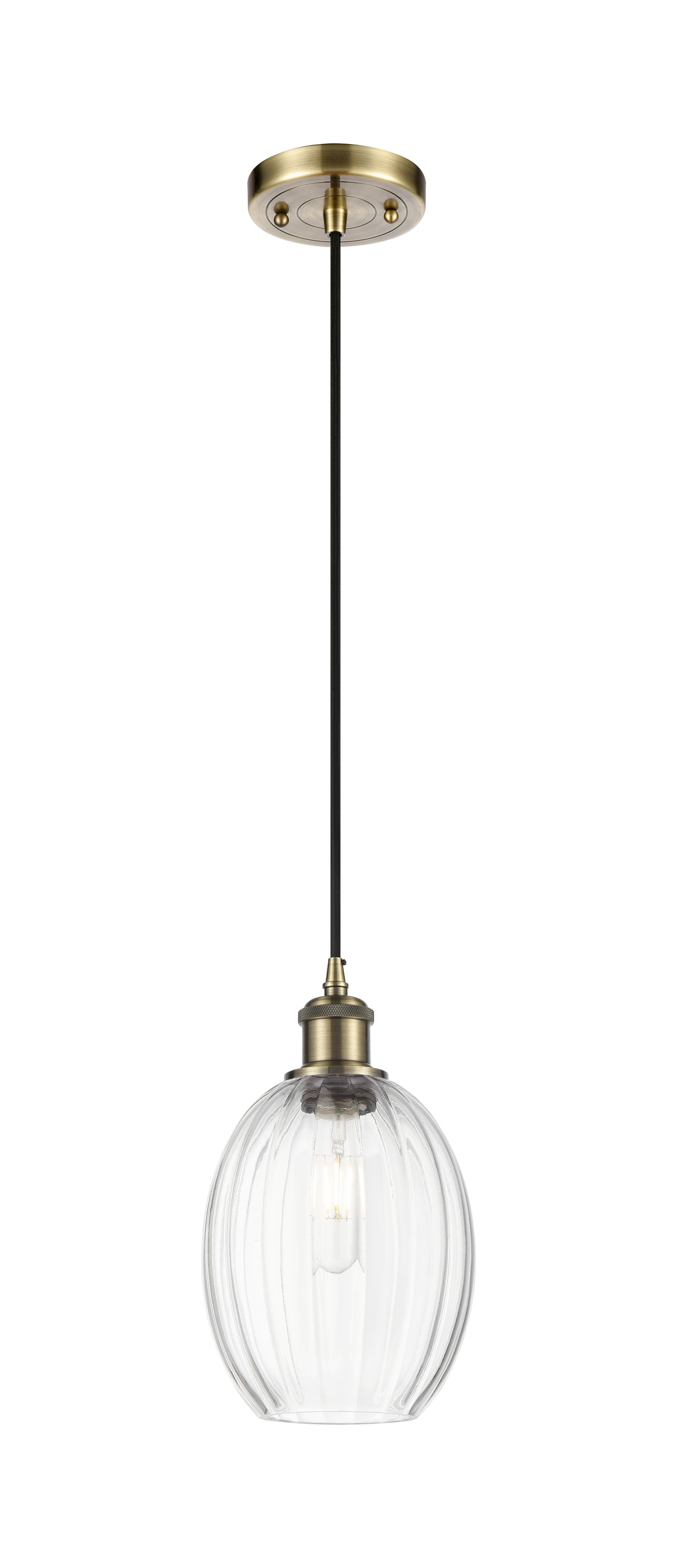 Ballston Mini Pendant Antique Brass Cast