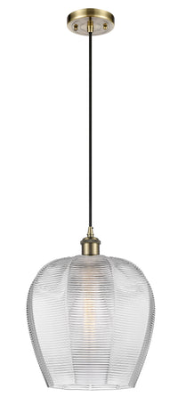 Ballston Mini Pendant Antique Brass Finish