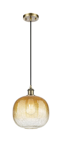 Ballston Mini Pendant Antique Brass Finish