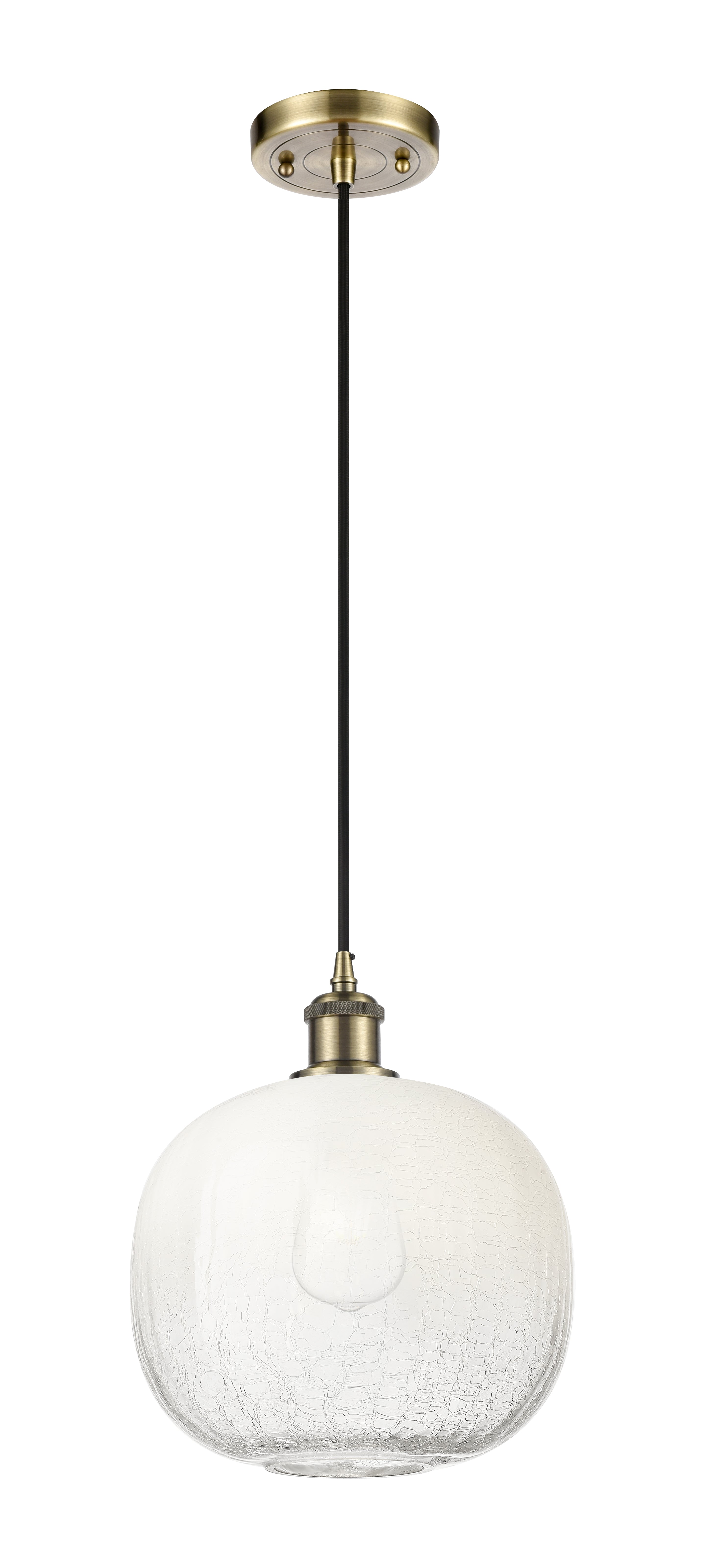 Ballston Mini Pendant Antique Brass Finish