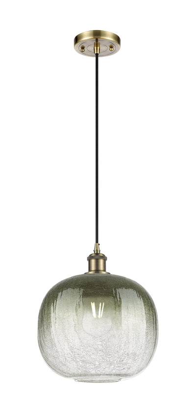 Ballston Mini Pendant Antique Brass Finish