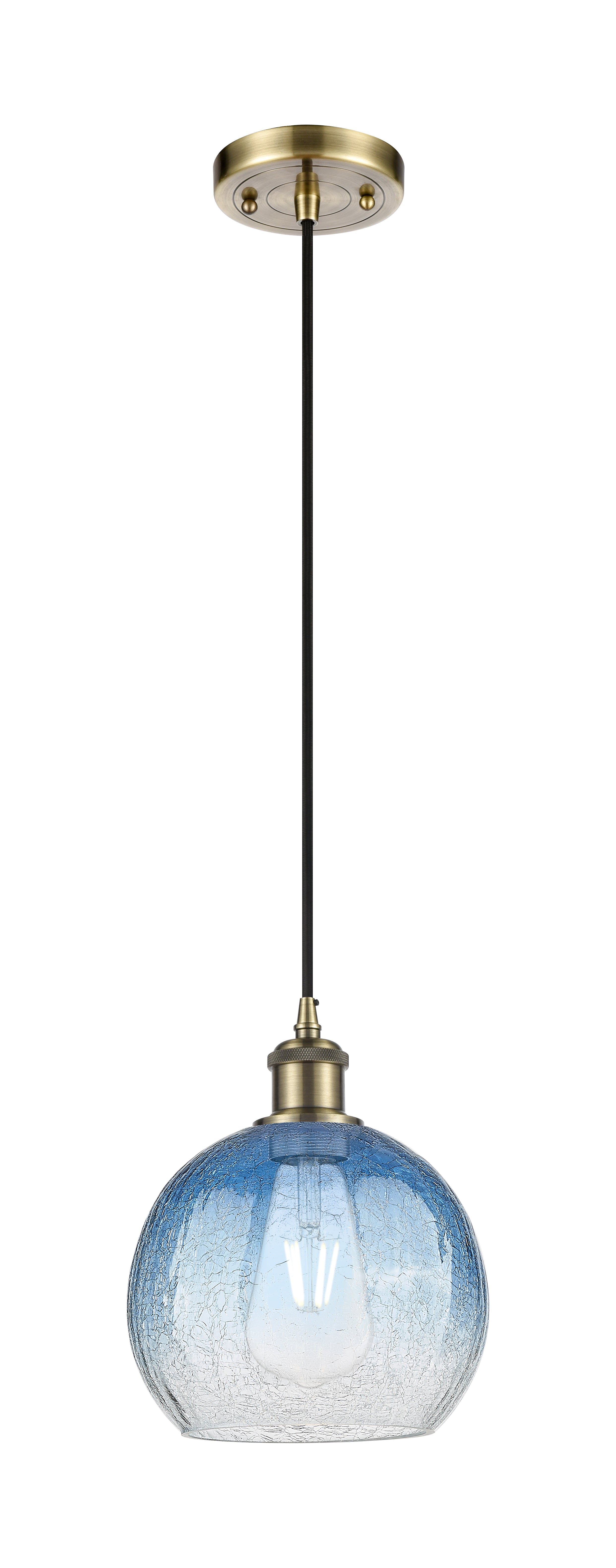 Ballston Mini Pendant Antique Brass