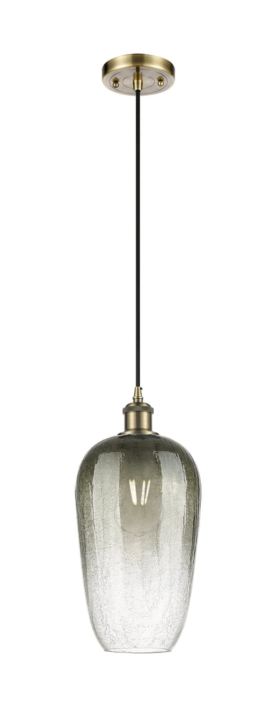 Ballston Mini Pendant Antique Brass 7 Inch