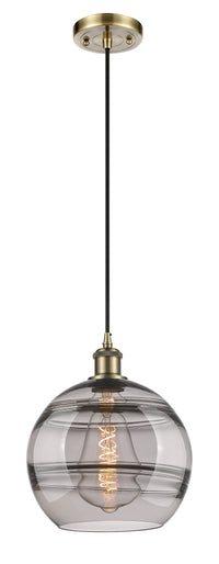 Ballston Mini Pendant Antique Brass Finish
