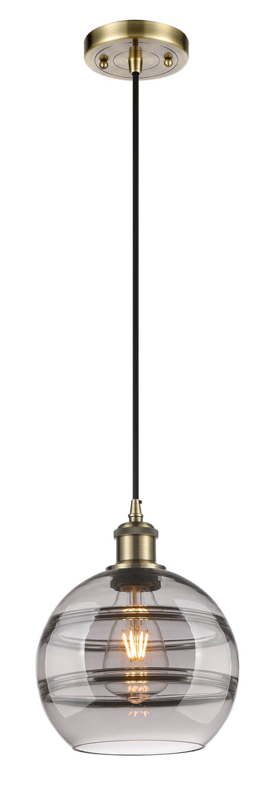 Ballston Mini Pendant Antique Brass Finish