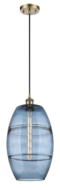 Ballston Mini Pendant Antique Brass Finish
