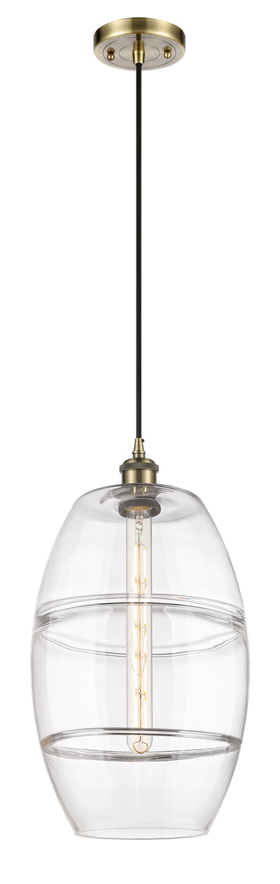 Ballston Mini Pendant Antique Brass Finish