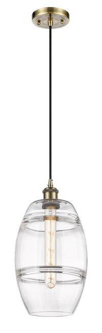 Ballston Mini Pendant Antique Brass Finish