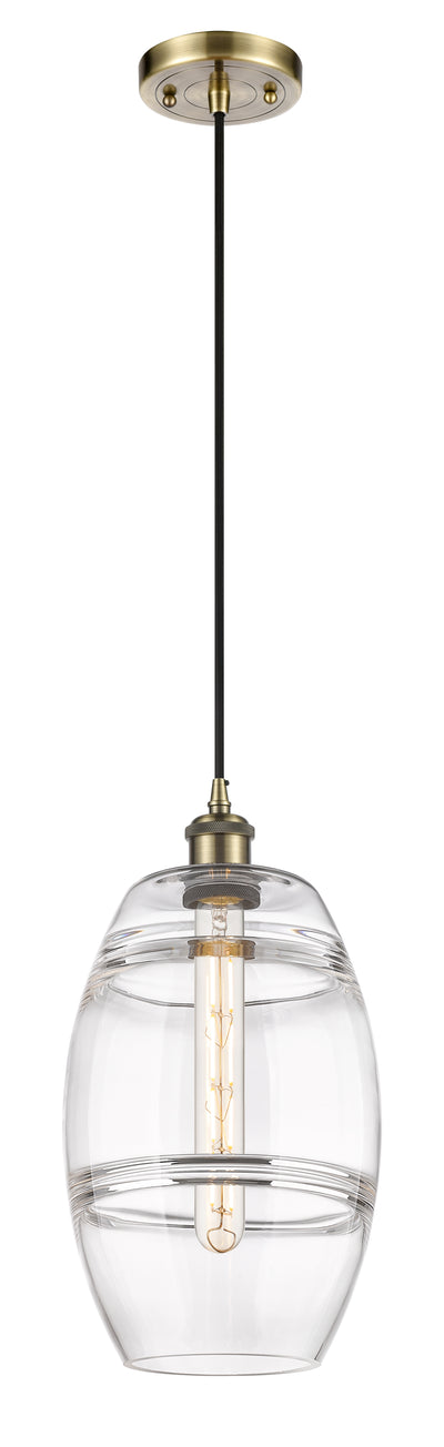 Ballston Mini Pendant Antique Brass Finish