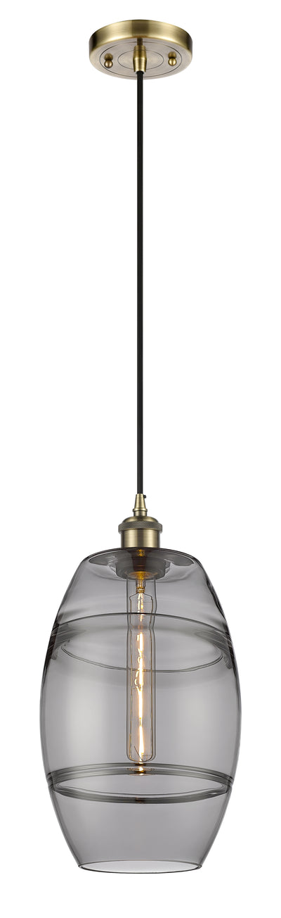Ballston Mini Pendant Antique Brass Finish