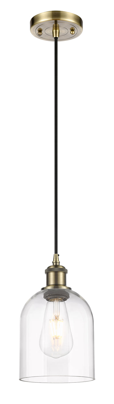 Ballston Mini Pendant Antique Brass Finish