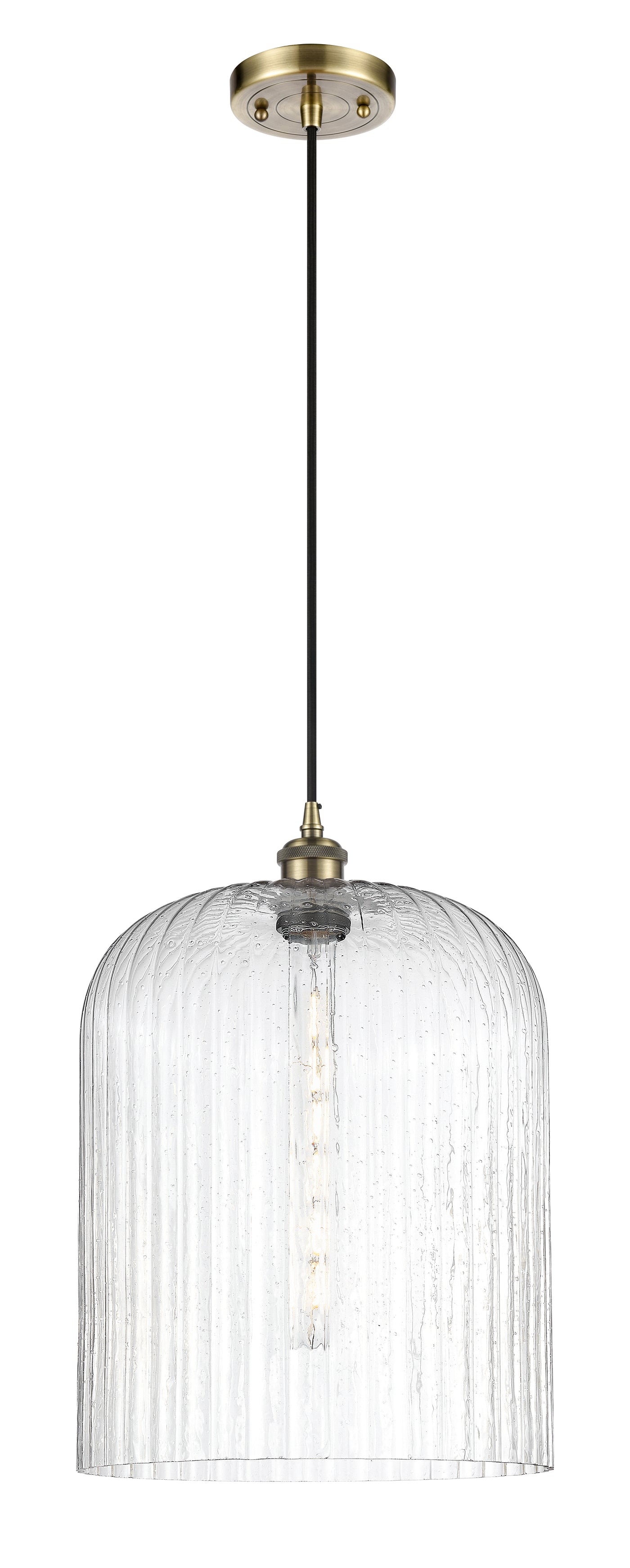 Ballston Mini Pendant Antique Brass Finish