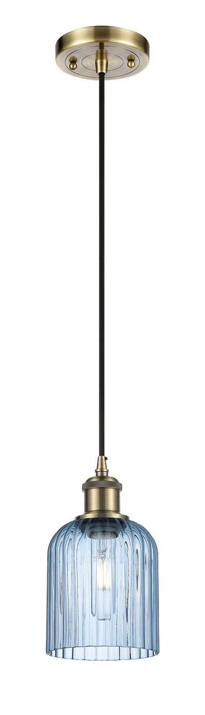 Ballston Mini Pendant Antique Brass Finish