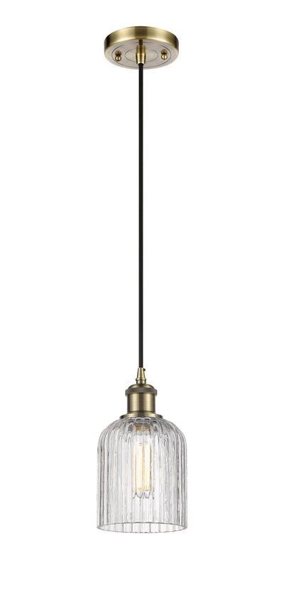 Ballston Mini Pendant Antique Brass Finish