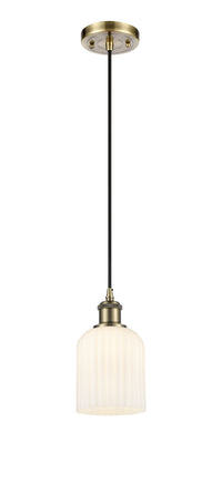 Ballston Mini Pendant Antique Brass Finish