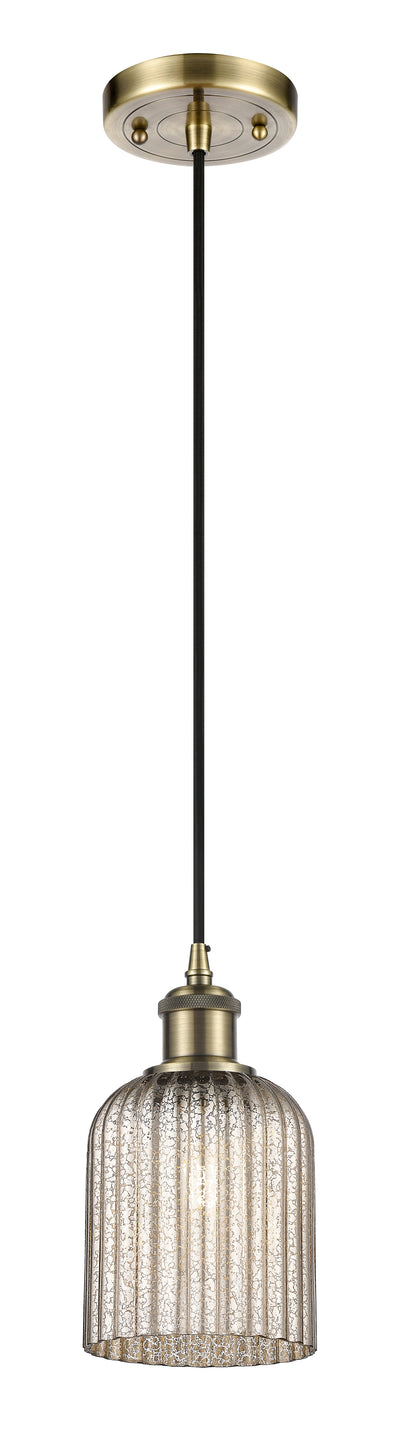 Ballston Mini Pendant Antique Brass Finish