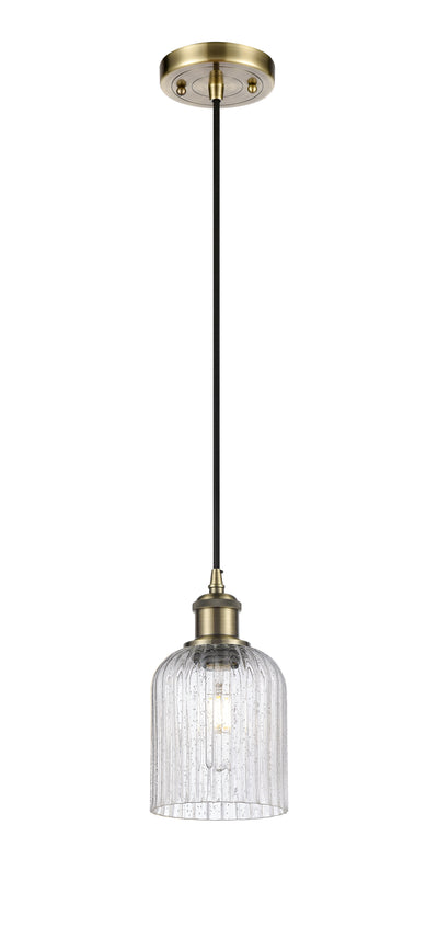 Ballston Mini Pendant Antique Brass Finish