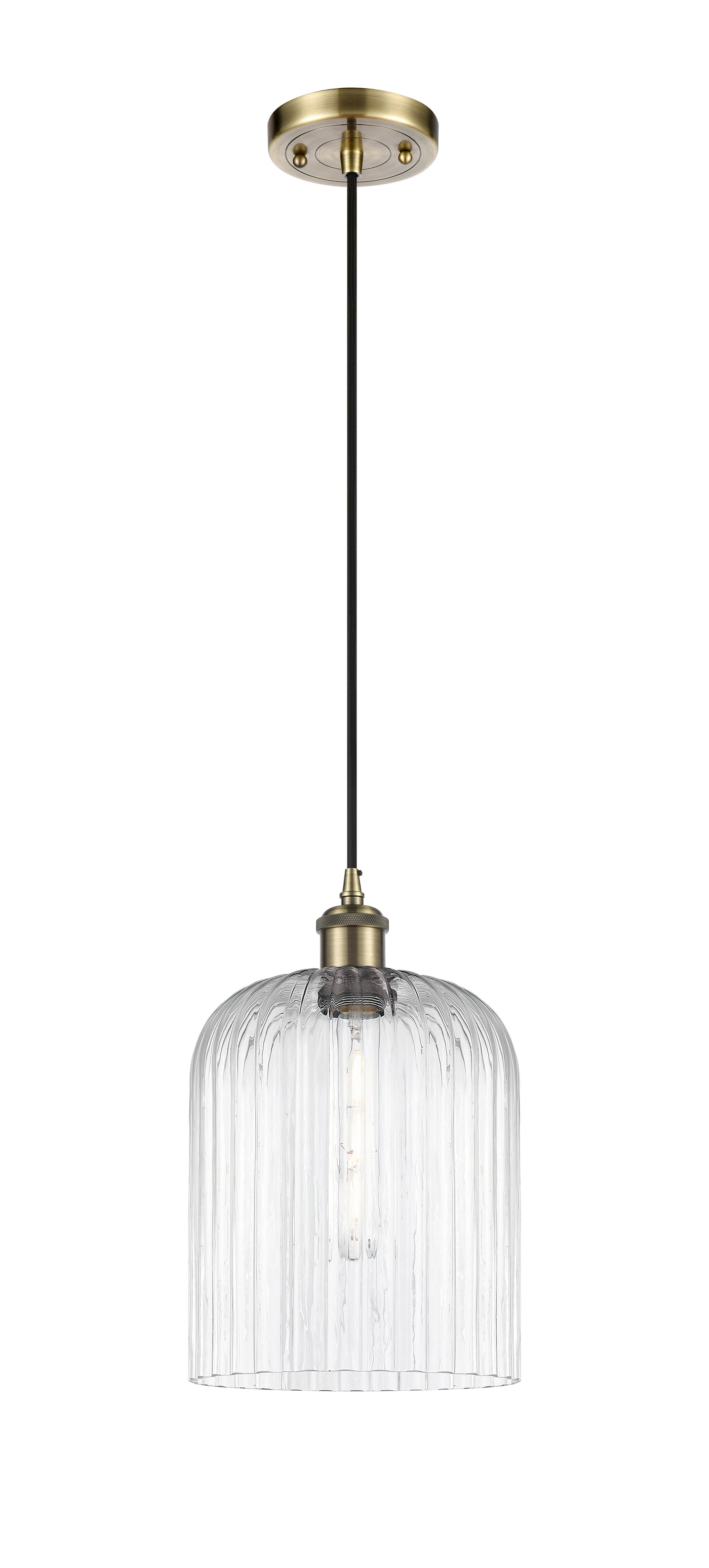 Ballston Mini Pendant Antique Brass 5 Inch